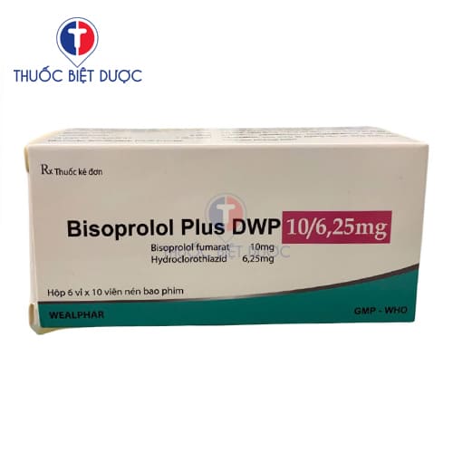 Bisoprolol Plus DWP 10/6,25mg