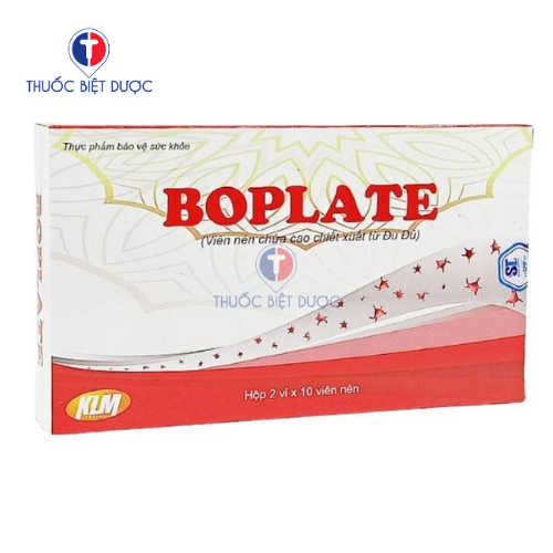 Boplate  - Hỗ trợ tái tạo tiểu cầu, giảm nguy cơ xuất huyết