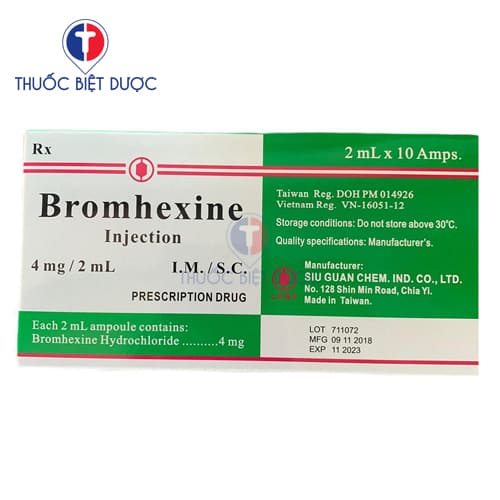 Bromhexine injection
