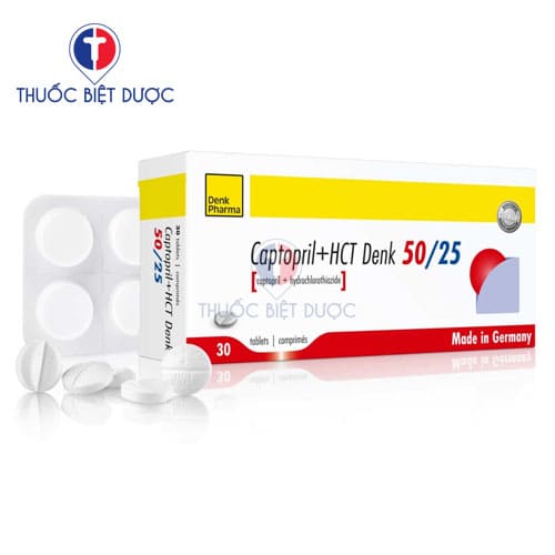 Captopril + HCT Denk 50/25