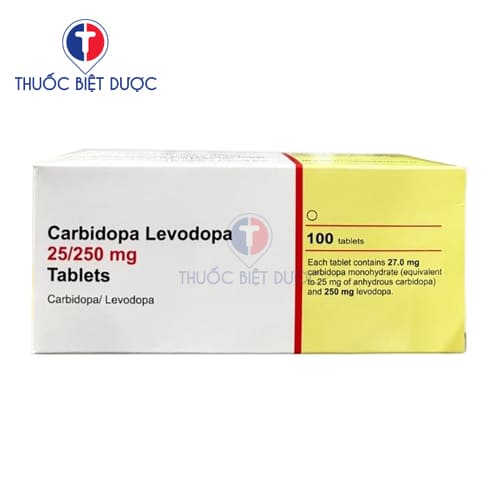 Carbidopa Levodopa 25/250mg Tablets