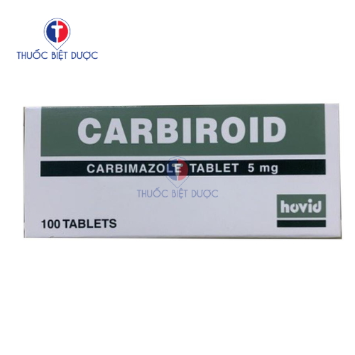 Carbiroid Tablet 5mg - Thuốc điều trị bệnh cường giáp