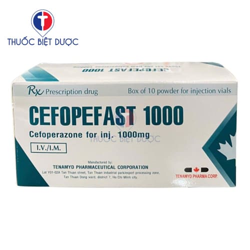 Cefopefast 1000 Tenamyd - Cefoperazon