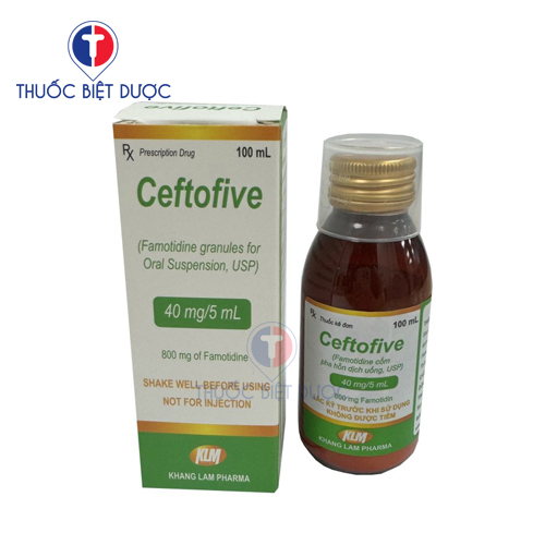 Ceftofive 40mg/5ml Hamedi - Famotidin