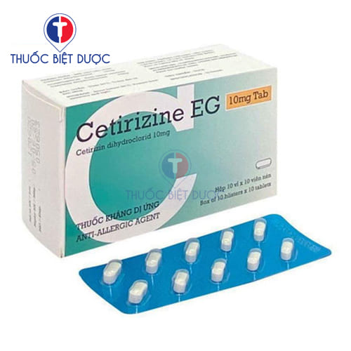Cetirizine EG 10mg Pymepharco - Cetirizin