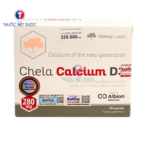 Chela-Calcium D3 Olimp Labs