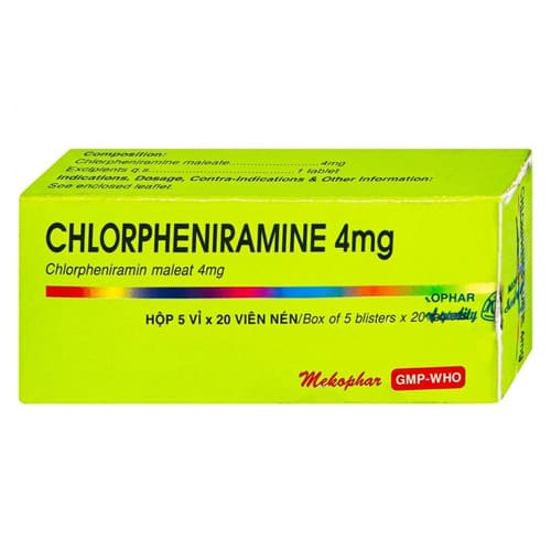 Chlorpheniramine 4mg