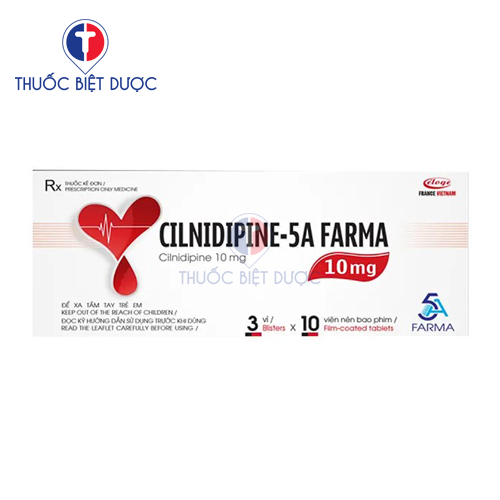 Cilnidipine-5a Farma 10mg