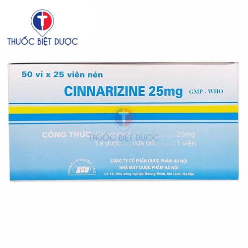 Cinnarizine 25mg