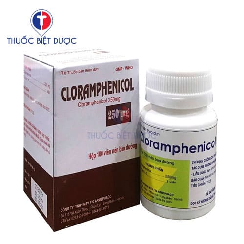 Cloramphenicol 250mg Armephaco