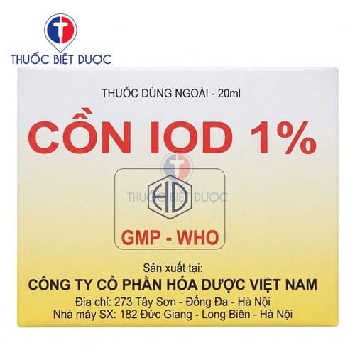 Cồn Iod 1%
