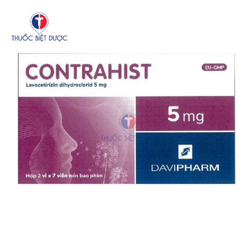 Contrahist - Thuốc điều trị viêm mũi dị ứng, mày đay