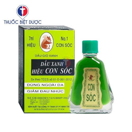 Dầu gió xanh hiệu con sóc
