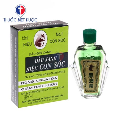 Dầu xanh hiệu con sóc