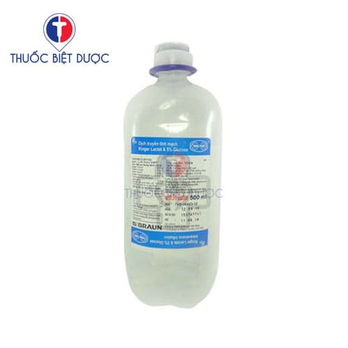 Dịch truyền tĩnh mạch Ringer lactat và glucose 5%