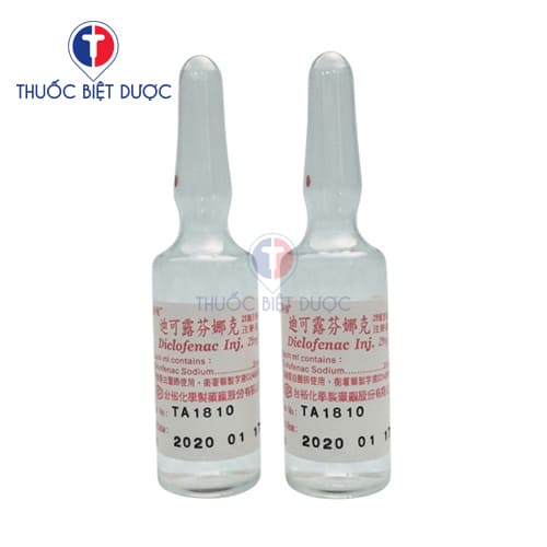 Diclofenac Injection 25mg/ml Tai Yu