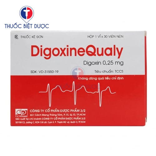 DigoxineQualy 0,25mg F.T.Pharma