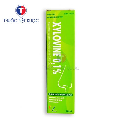Dung dịch xịt mũi Xylovine 0,1%
