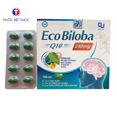 Eco Biloba Q10 240mg Đại Uy