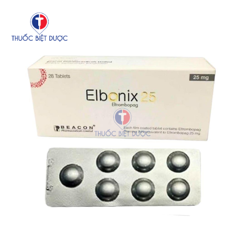 Elbonix 25mg  - Thuốc điều trị giảm tiểu cầu mạn tính