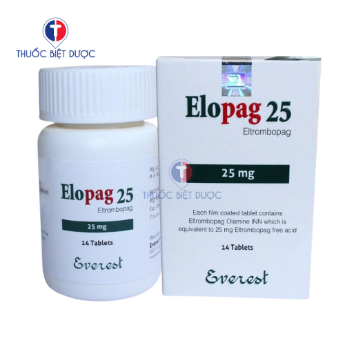 Elopag 25 Everest ngăn ngừa xuất huyết, cầm máu toàn thân