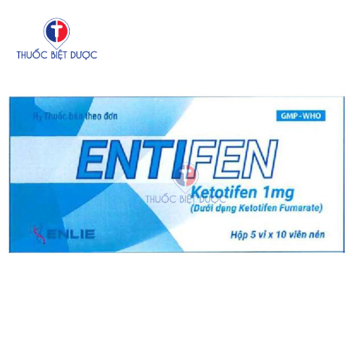 Entifen - Thuốc chỉ định điều trị bệnh dị ứng đa hệ thống