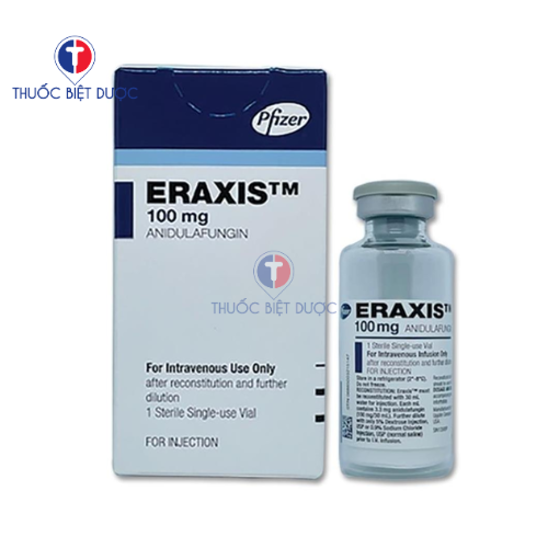 Thuốc Eraxis 100mg/Vial được sử dụng điều trị bệnh nấm
