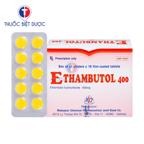 Ethambutol 400mg Mekophar