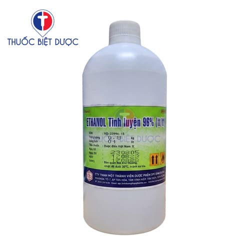 Ethanol tinh luyện 96% tt/tt