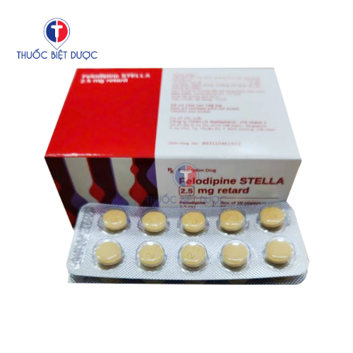 Felodipine STELLA 2.5 mg retard giúp kiểm soát huyết áp