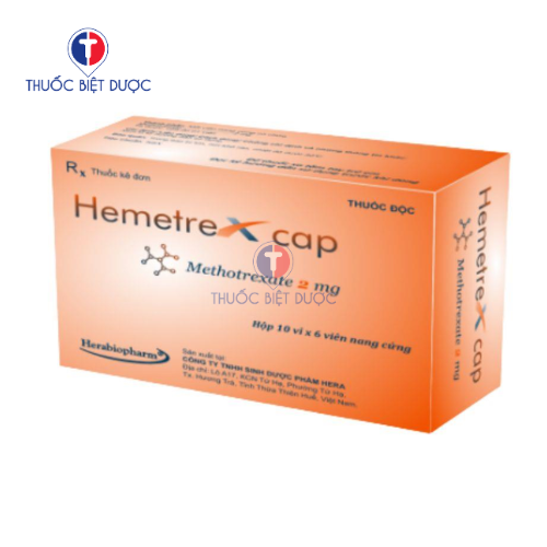 Hemetrex Cap - Thuốc điều trị bệnh lý khớp và da liễu