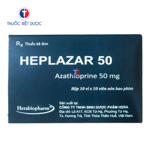 Heplazar 50 - Điều trị lupus ban đỏ, viêm khớp dạng thấp
