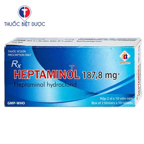 Heptaminol 187,8mg Domesco