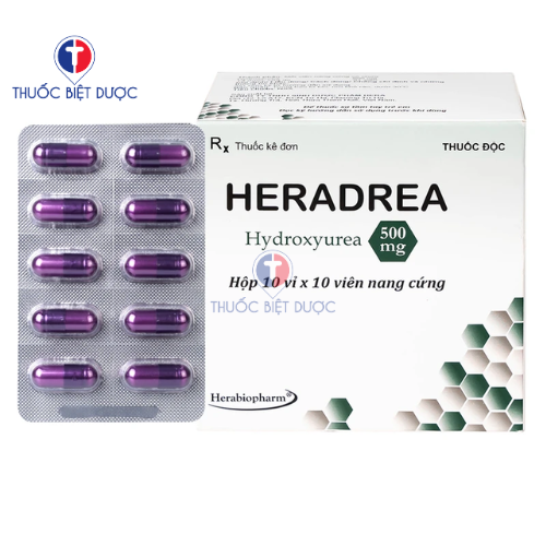 Heradrea 500 điều trị bệnh bạch cầu dòng tủy mạn tính