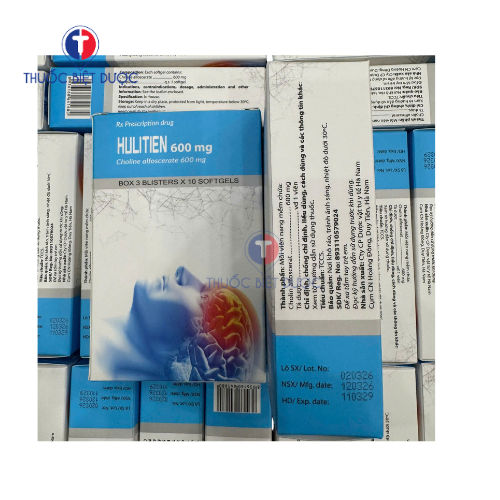 Thuốc Hulitien 600mg điều trị thoái hóa não hữu cơ