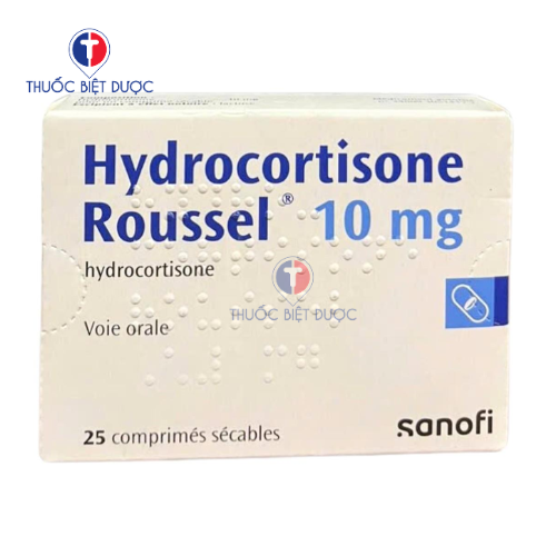 Hydrocortisone Roussel 10mg điều trị suy tuyến thượng thận