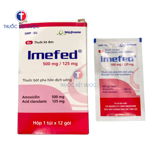 Imefed 500mg/125mg Imexpharm