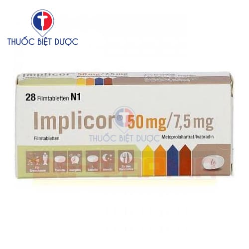 Implicor 50mg/7.5mg Servier