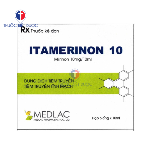 Itamerinon 10 điều trị ngắn hạn suy tim sung huyết