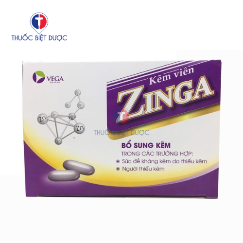 Kẽm viên Zinga - Hỗ trợ bổ sung kẽm cho cơ thể