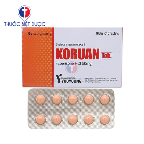 Koruan tab 50mg YooYoung - Eperisone