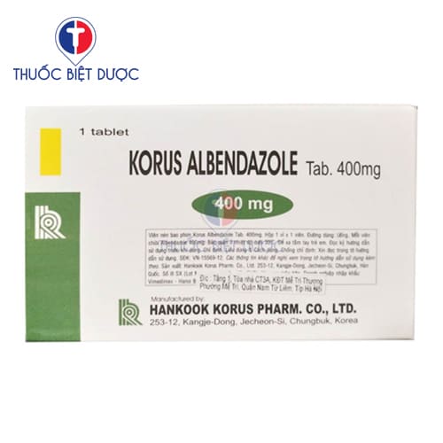 Korus Albendazole Tab 400mg