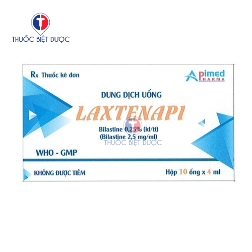Laxtenapi - Thuốc điều trị viêm mũi dị ứng, nổi mề đay
