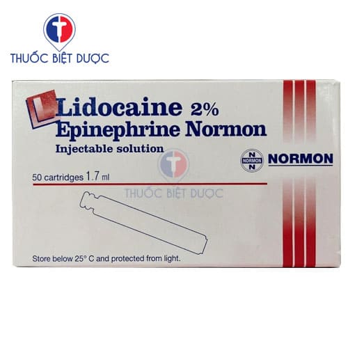 Lidocaine 2% Epinephrine Normon