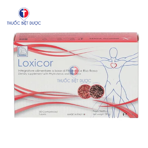 Loxicor - Hỗ trợ tăng sức bền thành mạch và bảo vệ tim mạch