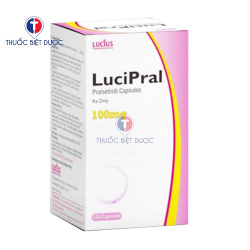 LuciPral 100mg điều trị ung thư phổi không tế bào nhỏ