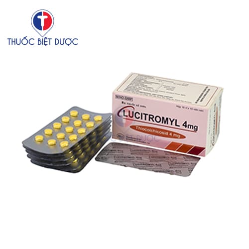 Lucitromyl 4mg Khapharco - Thiocolchicosid
