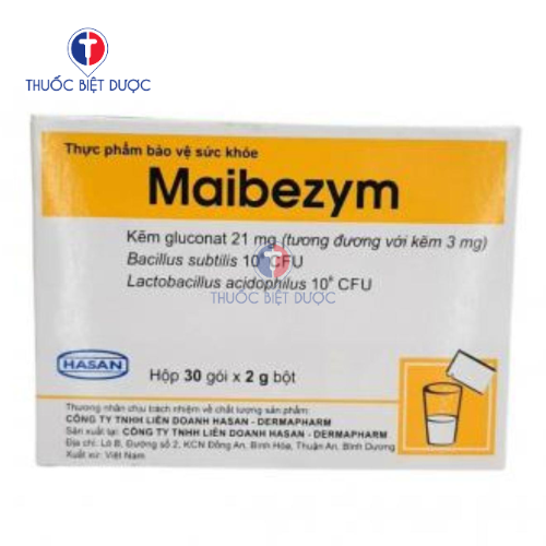 Maibezym - Hỗ trợ bổ sung kẽm và lợi khuẩn cho đường ruột