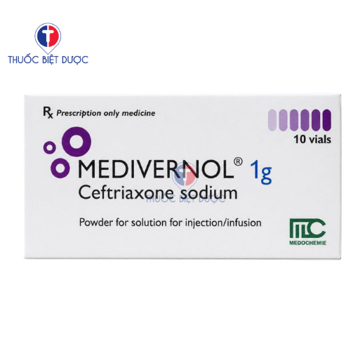 Medivernol 1g - Thuốc điều trị nhiễm khuẩn do vi khuẩn