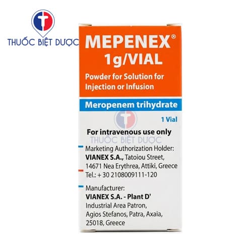 Mepenex 1g Vianex - Meropenem